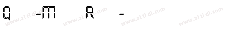 Quartz-Medium Regula字体转换